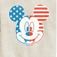 thumbnail image 3 of Disney - Americana - Mickey Face Stars And Stripes - Toddler And Youth Crewneck Fleece Sweatshirt, 3 of 5