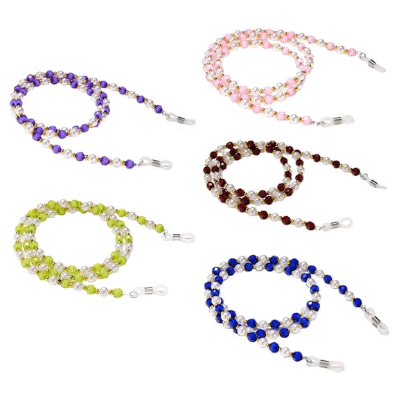 Raindrops  5 Pcs Eyewear Non-slip Glasses Chain Eyeglass Vintage Miss Man