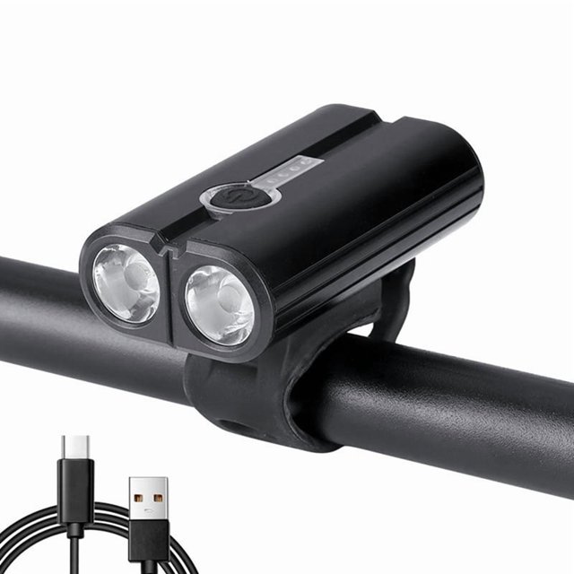 Faros Delanteros para Bicicleta, Equipo para Andar en Bicicleta, LáMpara Indicadora de PolíMero para T6 LáMpara Impermeable para Bicicleta de MontañA