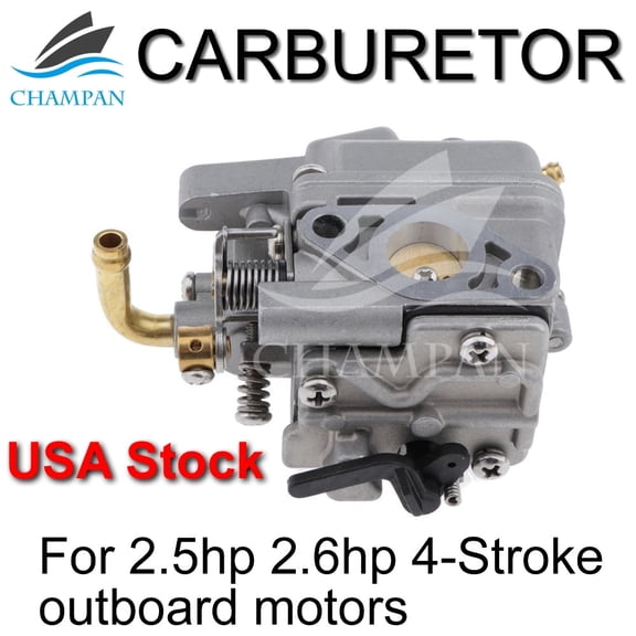 CHAMPAN 69M carburetor for yamaha 2.5hp F2.5 4-stroke outboard engines, Ref No.69M-14301-10/11/12, fits Parsun 2.6hp F2.6 boat Motors,Sierra 18-34604