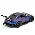 thumbnail image 3 of 1:32 Scale Porsche 911 GT3RS Alloy Die-Cast Metal Car Model with Sound, Lights, and Recoil Function - Kids' Toy Car Collection, Boy's Birthday Gift, 3 of 6
