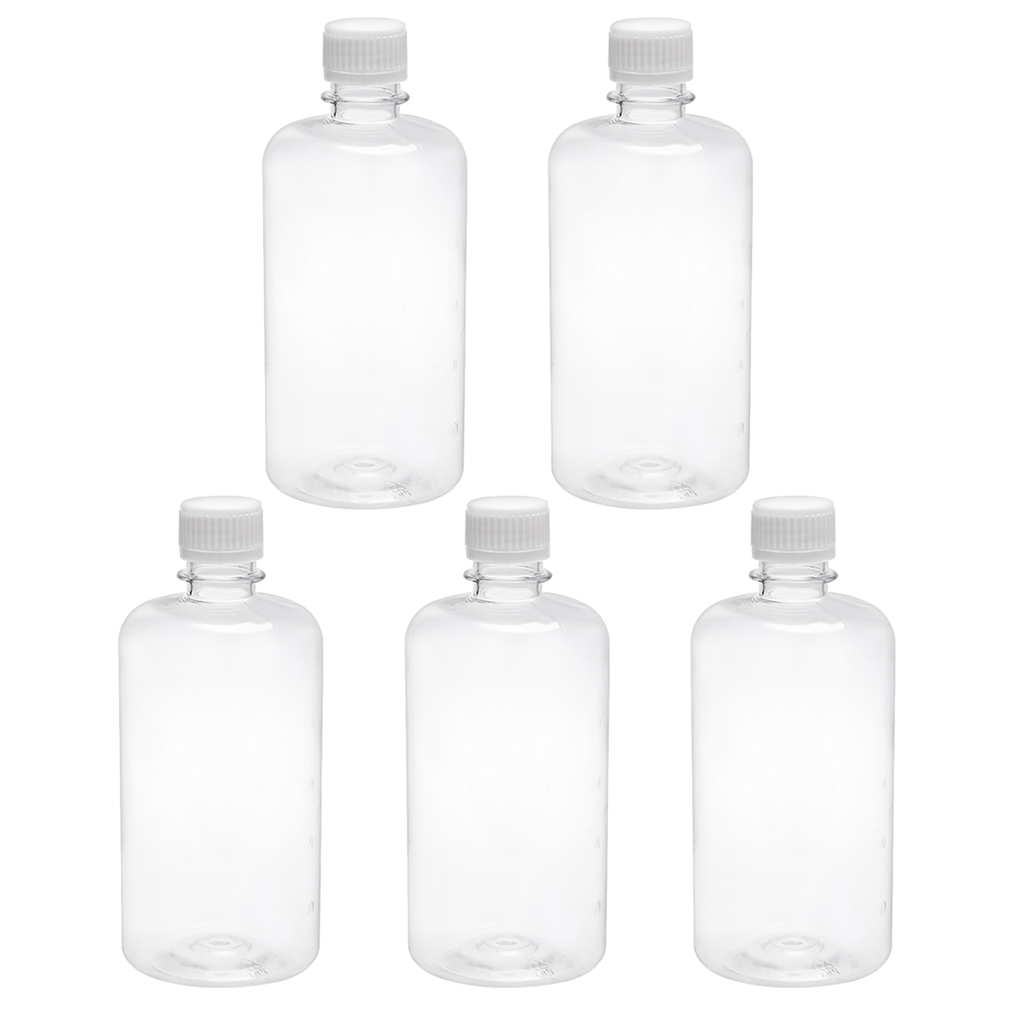 16.9 oz/500ml Plastic Lab Chemical Reagent Bottle Small Mouth Liquid