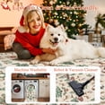thumbnail image 3 of PureCozy Christmas Area Rug 3'x5' Beige Washable Rugs for Living Room Carpet Xmas Santa Claus Christmas Tree Holiday Decor Indoor Bedroom Decorative Non Slip Soft Low Pile Carpet Dining Room Office, 3 of 5