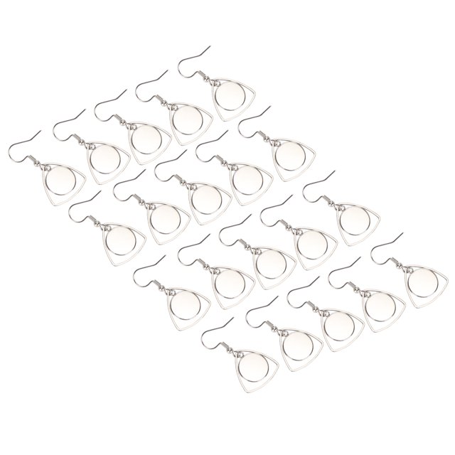 Biseles en blanco para pendientes, 20 piezas Biseles en blanco para pendientes DIY Biseles en blanco para pendientes Accesorios para hacer joyas Calidad inigualable