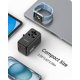 thumbnail image 5 of LENCENT Adaptador Universal de Viaje, GAN III 100W Adaptador Internacional con 2 USB QC4.0&2 USB-C P, 5 of 8