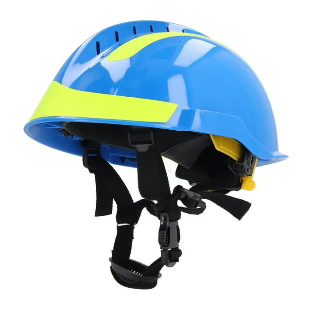 Cascos Para Hombres, Casco De Rescate Con Forro Ajustable, Cascos De Seguridad Con Absorció De Impactos, Casco De Trabajo De Seguridad Con Ranuras, Casco Ranurado Ignyfugo Para