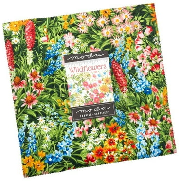 Wildflowers 2024 Layer Cake by Moda Fabrics; 42 - 10" Precut Fabric Quilt Squares