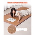 thumbnail image 4 of VEVOR Japanese Tatami Mat 80 x 39 in Foldable Natural Rattan Tatami Mattress, 4 of 9