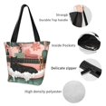 thumbnail image 4 of Easygdp Black Cat Pink Bathroom Bolso de Hombro para Mujer, Bolso Bandolera y Cartera de Mano Elegante para Uso Diario, 4 of 6