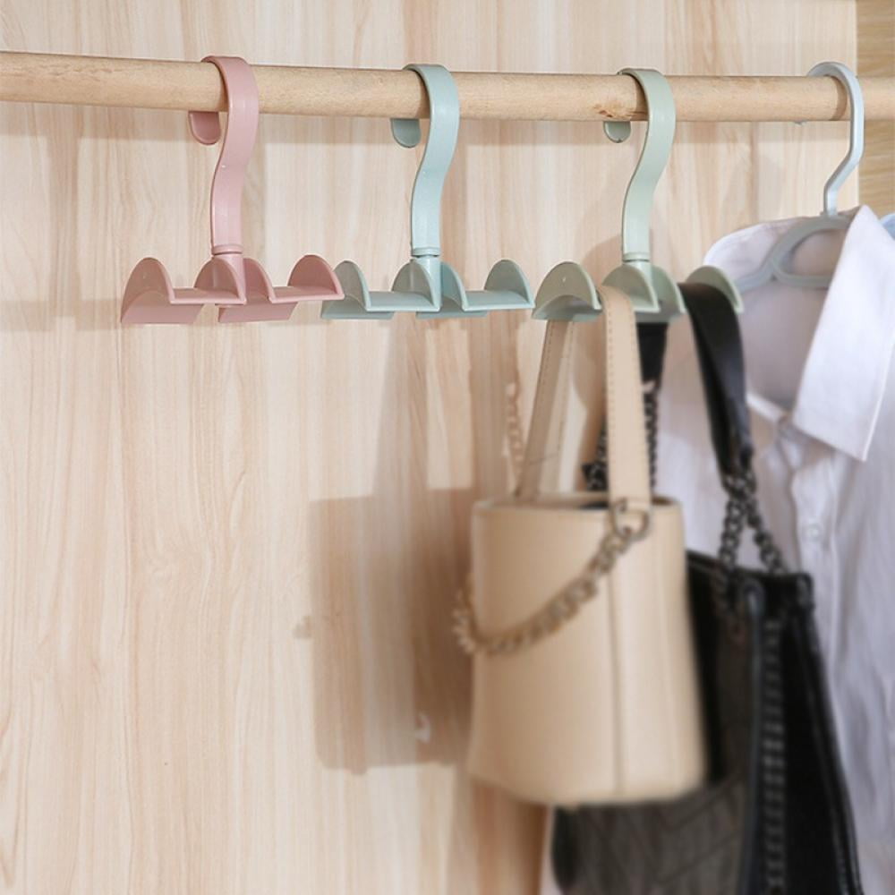 22 Pack Purse Hanger for Closet,Unique Twist Design Bag Hanger Purse Hooks,  Large Size Closet Rod Hooks for Hanging Bags, Purses, Handbags, Belts,  Scarves, Hats,Clothes, Pans and Pots, Black - Walmart.com