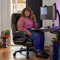 thumbnail image 6 of Waleaf Heavy Duty Big and Tall Office Chair 500lbs with Adjustable Lumbar Support,Office Chair for Adults, 6 of 7