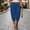 Blue, variant on BUIGTTKLOP Women's Plus Size Capri Sweatpants Cotton Drawstring Joggers Cropped Athletic Lounge Pants with Pockets