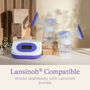 Lansinoh ComfortFit Breast Pump Flanges, 21mm, 2 Count, for Lansinoh Pumps