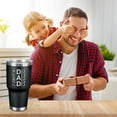 thumbnail image 6 of 30oz Dad Coffee Tumbler From Daughter for Fathers Day Birthday Christmas, I Love You Dad Stainless Steel Travel Coffee Mug, Thermal Cup with Spill Proof Lid, 6 of 6