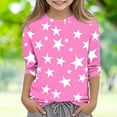 thumbnail image 1 of YUNAFFT T-shirts Imprimés Créatifs Décontractés pour Garçons et Filles Manches 3/4 Col Rond Style Décontracté, 1 of 5