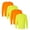 Mixed Color 4 Pcs, variant on Hign Visibility Unisex Safety Cotton Long Sleeve Work T-Shirt, Pack Of 2 (Safety Green and Orange, L)