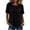 Black#womens tops#23, variant on Women Solid Color T Shirts Short Sleeve Cotton Linen Tee Shirts Loose Fit Round Neck Blouses Casual Fashion Outdoor Clothes Gray XXL