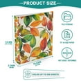 thumbnail image 3 of FORMRS 3 Ring Binder 1.5 inch with Pockets Set of 2 Clip Board 200 Sheets Capacity, Beige Leaves, 3 of 8