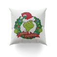 thumbnail image 2 of Funda de almohada navideña de Grinch de 18 x 18 pulgadas, funda de almohada navideña, decoración de ambiente festivo de invierno, regalo de Navidad, 2 of 6