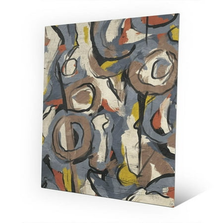 Scribble Scrabble Paper - Click Wall Art 'Scribble Scrabble' Print of Painting on Metal