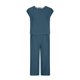 thumbnail image 5 of ICHUANYI Liquidación 2 piezas moda mujer cuello redondo sólido manga corta Top + pantalones de bolsillo sueltos traje ICHUANYI WER202308251615, 5 of 7