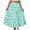 Light Blue, variant on Womens Boho Midi Skirts Casual Swing Flowy Floral Skirts Tiered Layer Ruffle A-Line Skirts