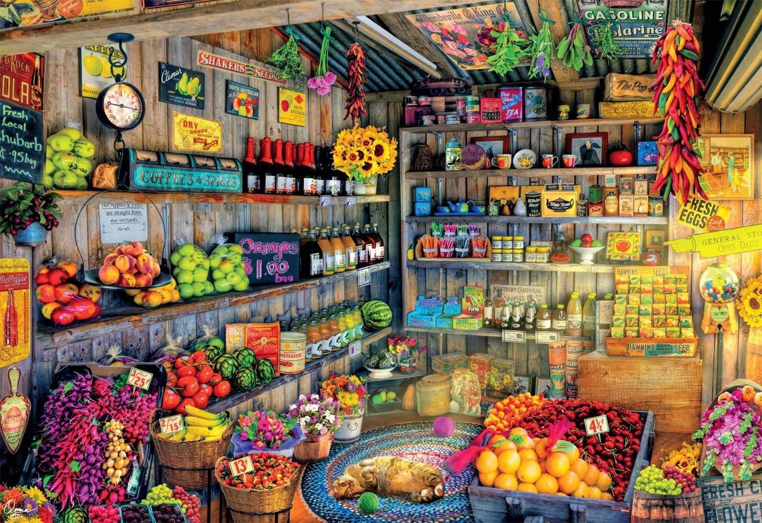 Buffalo Games – Aimee Stewart series - Farm Fresh - 2000 Piece Jigsaw Puzzle