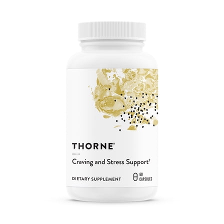THORNE - Craving and Stress Support (formerly Relora Plus) - 5-MTHF, B Vitamins, Folate, and Plant Extracts to Support Sleep, Cravings, and Stress* - 60 Capsules - 30 Servings