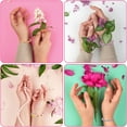 thumbnail image 6 of LNGOOR 6Pcs Daisy Flower Beaded Bracelet Handmade Braided Rope Charms Boho Surfer Bracelet for Teen Girls Women, 6 of 6