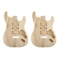 thumbnail image 1 of Tachiuwa 2 Pieces Electric Sycamore Wood Body for Instrument Replacement Parts Set, 1 of 9