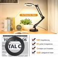 thumbnail image 3 of fsxdhpcsgfc Magnifying Glass With Light And Stand 10x Magnifying Lamp With Clamp | Reading Magnifier Stand Magnifier Lamp With 3 Colours And Continuous | LED Desk Lamp For Work And Easy Easter Crafts, 3 of 6