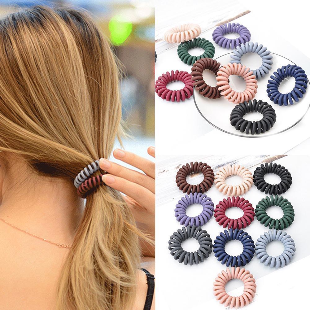 Women Girl Small Elastic Rubber Hair Band Rope Tie Hair Ponytail Holder