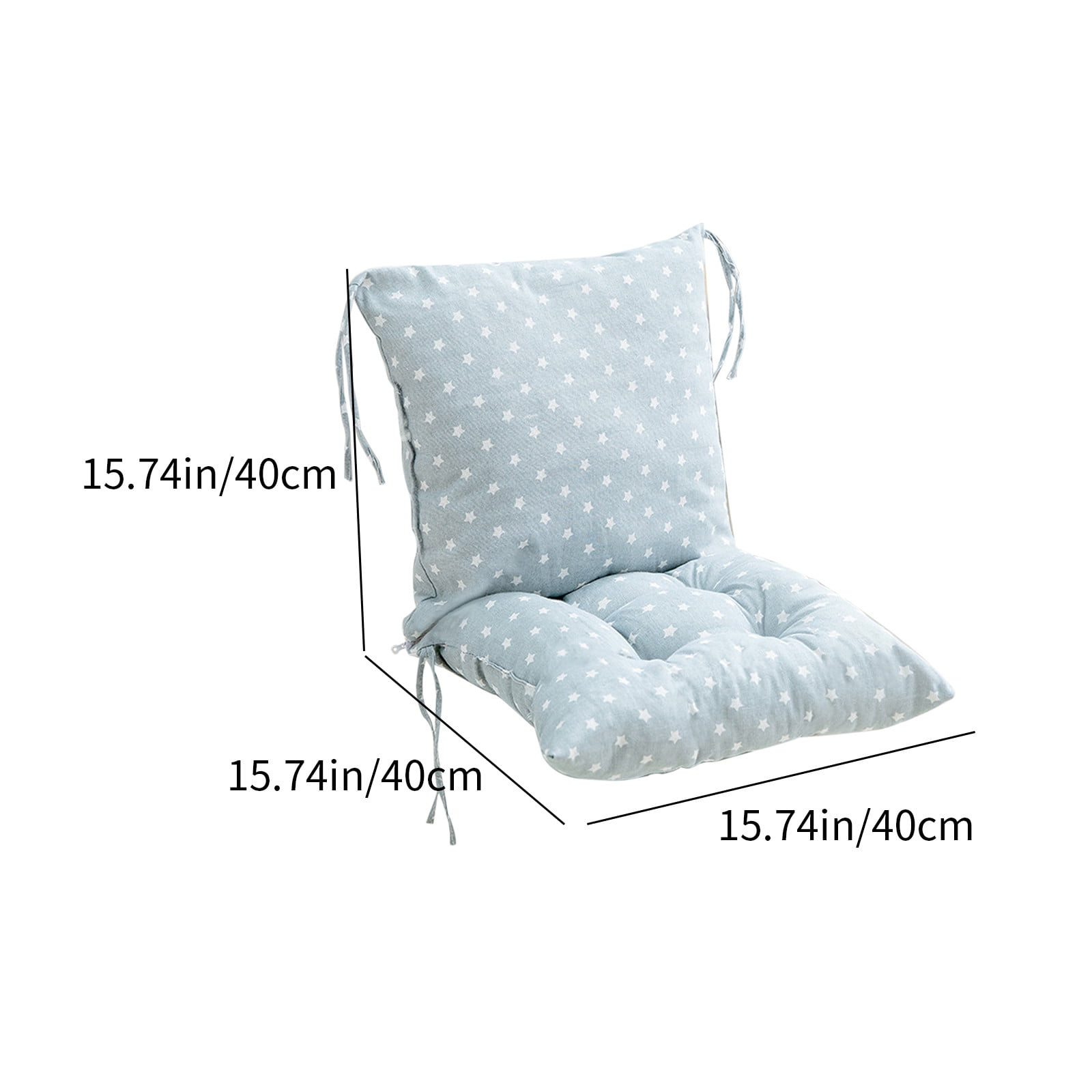 Outdoor Or Indoor High Back Chair Cushion, High Back Patio Chair Cushion, Waterproof Solid Tufted Pillow, Indoor Or Outdoor Cushion With Tie, Fade Resistant And Easy To Clean