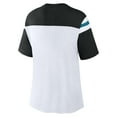 thumbnail image 3 of Women's Fanatics White/Black Jacksonville Jaguars Cheer Chant Fashion Crop Top, 3 of 3