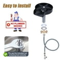 thumbnail image 6 of Wowow Glass Rinser for Kitchen Sink, Stainless Steel Glass Cleaner Cup Washer for Sink, Matte Black, 6 of 7