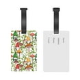 thumbnail image 5 of Kdxio Mushrooms Gnomes Luggage Tags Privacy Cover ID Label Suitcase Tags Identifiers For School Bags,Suitcases, 5 of 7