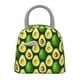 thumbnail image 1 of Fotbe Avocado Bolsa de Almuerzo con Estampado, Lonchera Aislada, Contenedor de Comida Reutilizable Tipo Cooler a Prueba de Fugas, 1 of 6