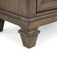 thumbnail image 5 of Vintage Mocha Wood Nightstand with 2 Drawers and Rectangular Shape, 5 of 5