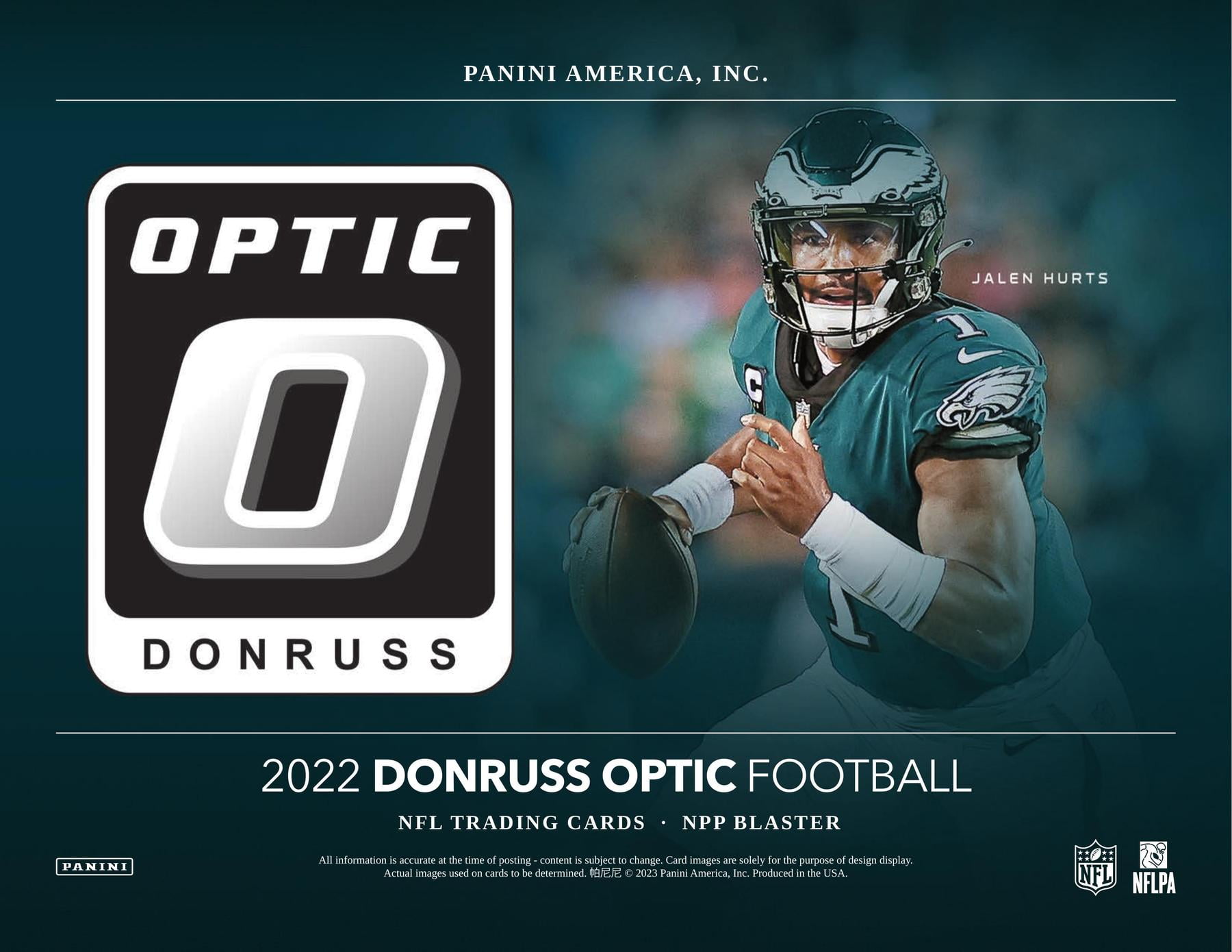 2022 Donruss Optic Football Trading Card Blaster Box