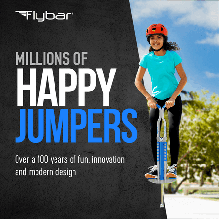 Flybar Master Pogo Stick for Kids, Outdoor Toys for Boys, Jumper Toys, Outside Toys for Kids, Ages 9+, 80 to 160 lbs. Blue