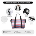 thumbnail image 3 of Travel Duffle Bag Stars And Stripes Travel Tote Bags Carry on Luggage Waterproof Weekender Bags with Top Handle Adjustable Shoulde Strap for Travel Gym, 3 of 5