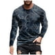 thumbnail image 1 of Men's T Shirt Graphic Abstract Neck Clothing Apparel Outdoor Long Sleeve Print Fashion Designer Vintage L, 1 of 5