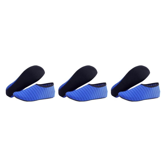 Eigraketly 1 par de zapatos de playa antideslizantes de secado rápido calcetines descalzos deportes acuáticos surf zapatillas para niños adultos azul Type1 NO1 Eigraketly CBP218499