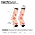 thumbnail image 5 of Yiaed Strawberry Print Great elasticity Crew Socks Sports socks for Men and Women, 5 of 5