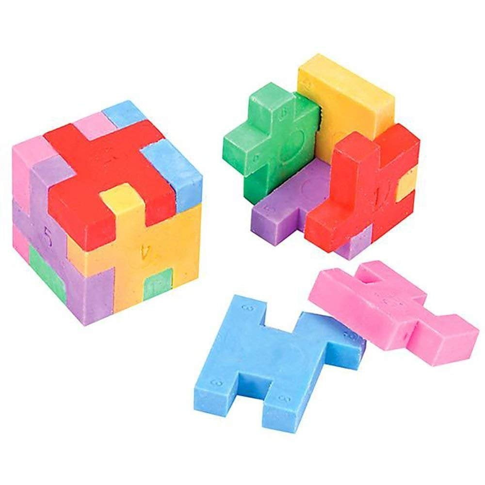 Henbrandt 24 Cube Caoutchouc Puzzles Gommes : : Jeux et Jouets