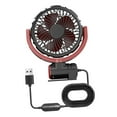 thumbnail image 3 of Baoblaze Portable USB Car Cooling Air Fan 8.2inch Tall Multifunctional 360 degree Rotatable, 3 of 8