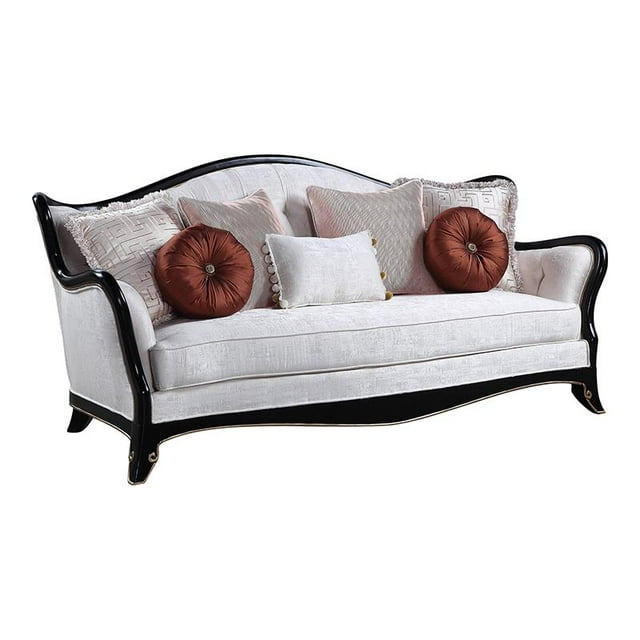 ACME Canapé Nurmive avec 7 Oreillers en Beige