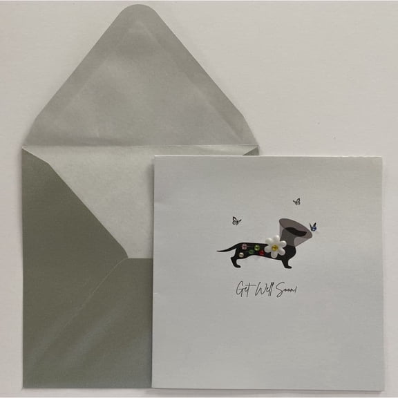 NIQUEA.D, Dog Get Well Card