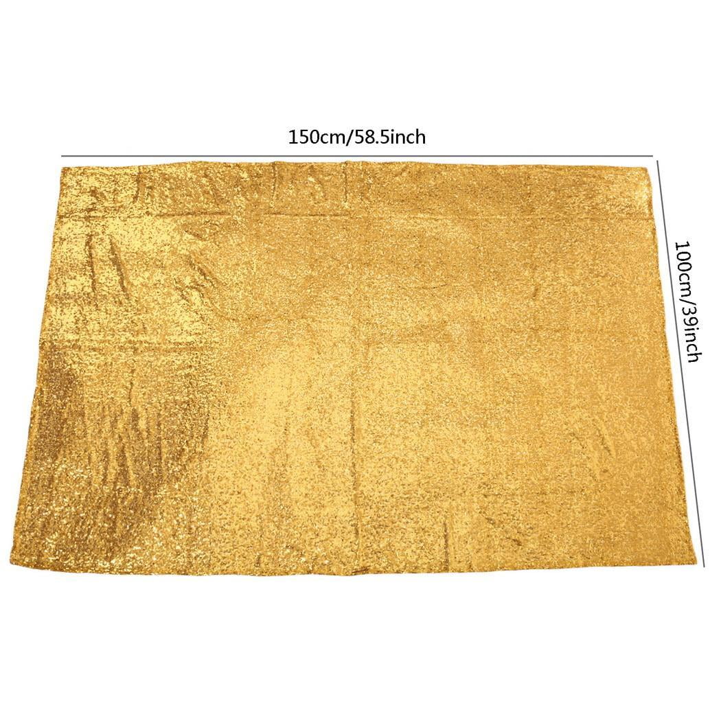 100x150cm Rectangular Sequin Tablecloth Wedding Party Event Decor