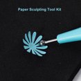 thumbnail image 4 of Kit De Herramientas Para Esculpir Papel, Práctica Herramienta De Flor De Papel ABS De Acero Inoxidable Para Manualidades, 4 of 7